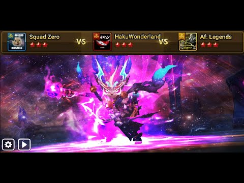 G3 SIEGE Squad Zero vs Af: Legends vs HakuWonderland (Summoners War)