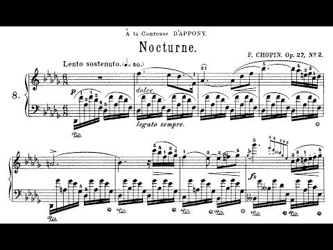 Chopin: Nocturne Op.27 No.2 in Db Major (Moravec)