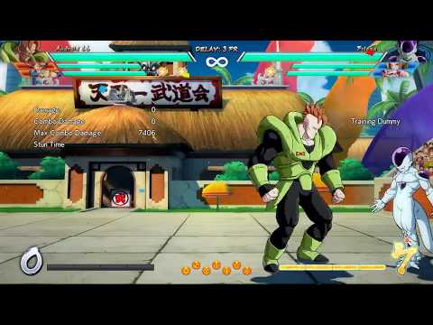 DBFZ: Absurdly easy A16 7406 damage BnB corner combo 0 bar start