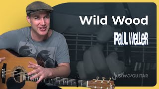 How to play Wild Wood by Paul Weller | Easy Guitar