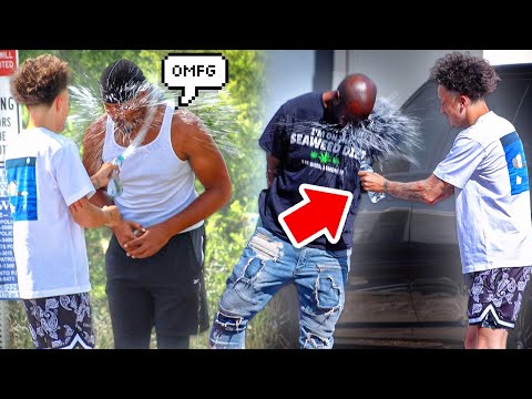 Squirting On Thugs In The Hood Prank GONE VERY WRONG!