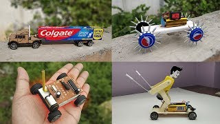 6 Amazing DC Motor  Toys  How To Make DC Motor Car