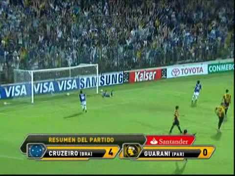 Cruzeiro 4 - 0 Guaraní Copa Libertadores 2011