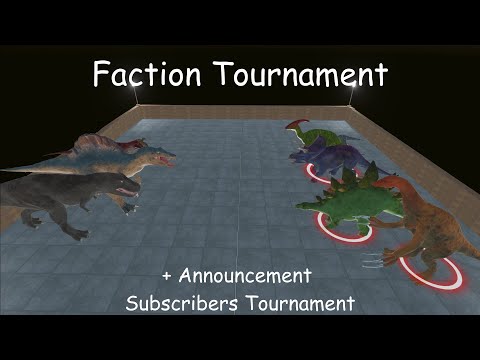 Faction Tournament + Announcement Subscribers Tournament ARBS |Animal Revolt Battle Simulator