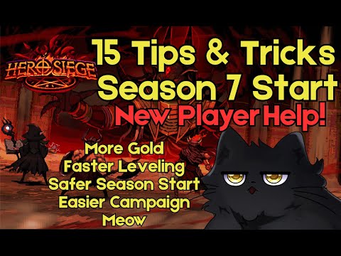 HERO SIEGE S7 - 15 TIPS & TRICKS FOR NEW & RETURNING PLAYERS! (EASY SEASON START)