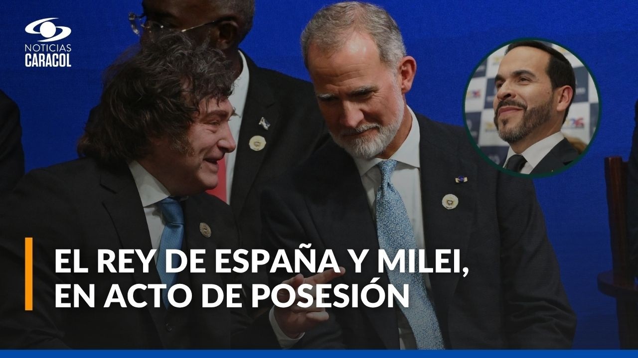 Posesión presidencial De la Espriella: así llegaron el rey de España, Javier Milei y Daniel Noboa