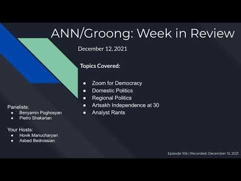 Zoom for Democracy | Domestic & Regional Politics | Artsakh Republic at 30 | Ep #106 - Dec 12, 2021