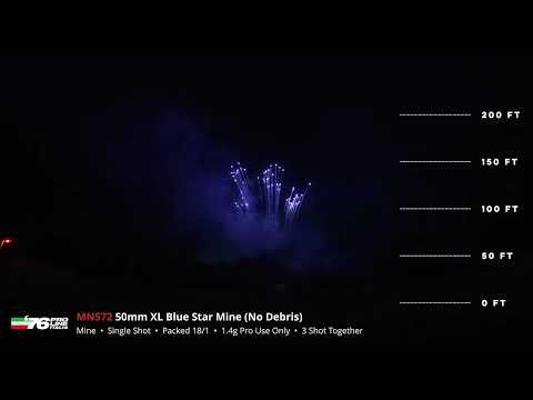 MN572 50mm XL Blue Star Mine (No Debris) - '76 Pro Line Italia 2025