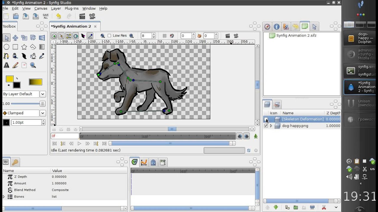 Bone-driven Image Distortion (part 2)
