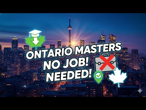How to Apply for Ontario’s Masters Graduate Stream (OINP) | No Job Offer Needed!