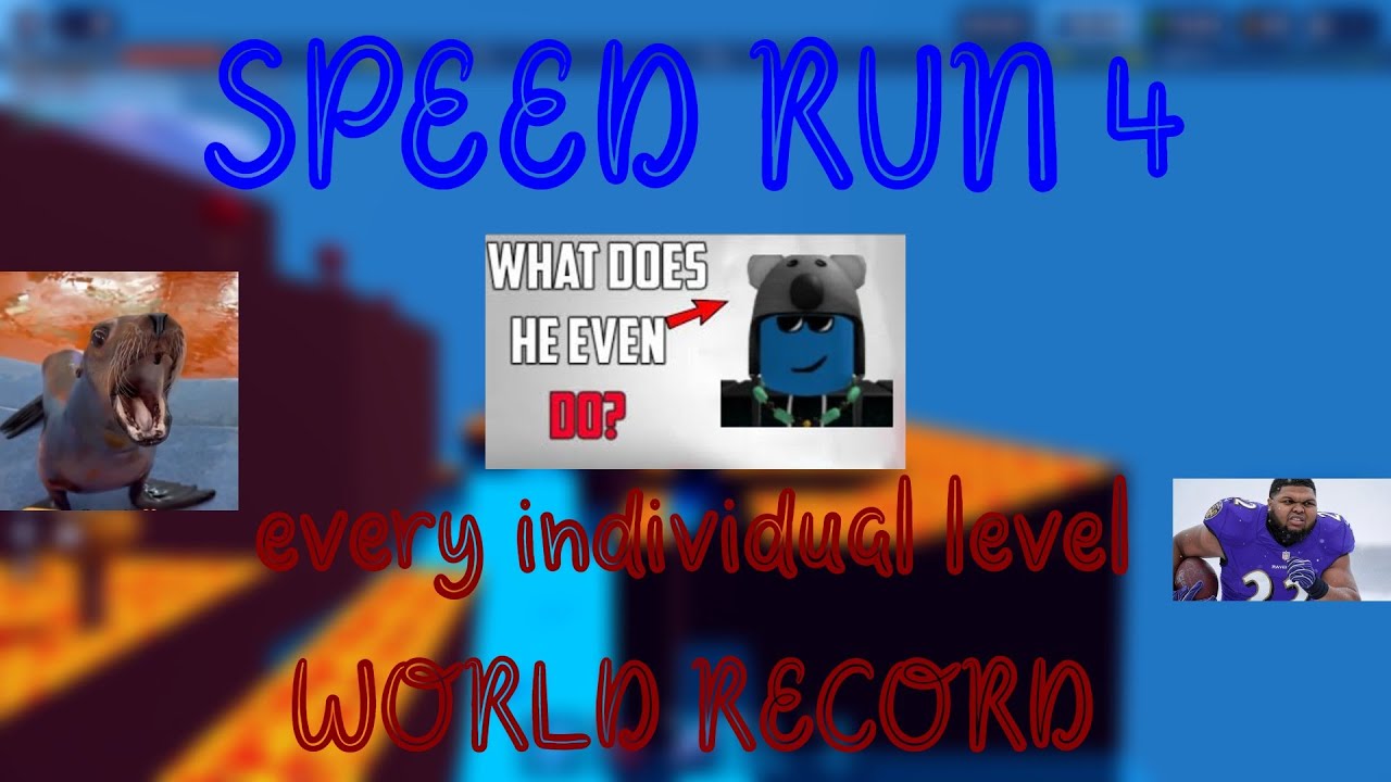 Speed Run 4 - Every Individual Level World Record