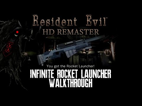 Resident Evil HD Remaster - Easy to follow Infinite Rocket Launcher Walkthrough.
