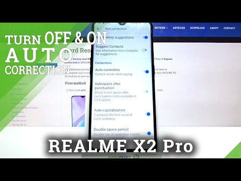 REALME X2 Pro - How to Manage Auto-Correction in Keyboard Settings