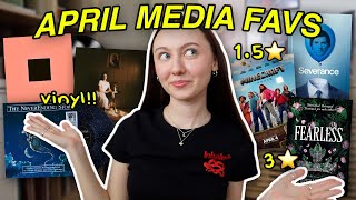 APRIL MEDIA FAVORITES! (vinyl, new music, movies, etc.)