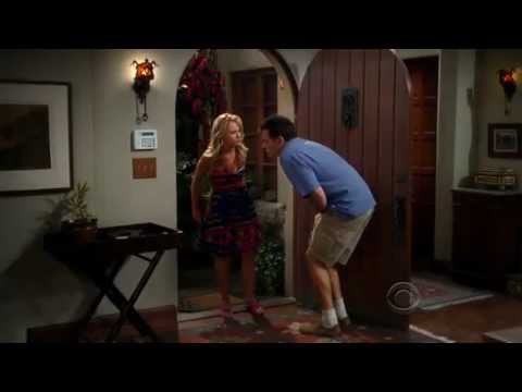 Two and a Half Men_ Charlie gets hit in his nuts by melissa