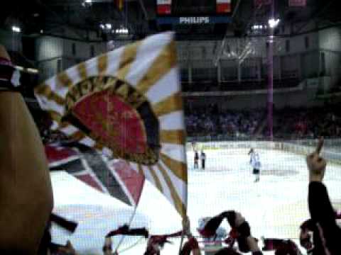 Rapid Fahne // 27.12.09 Scorpions vs. Freezers