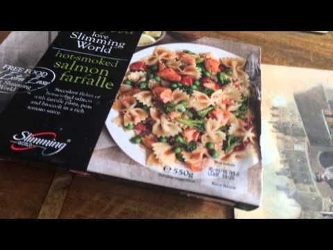 Slimmjng World Frozen Ready Meals Haul Review - Hot Smoked Salmon Farfalle