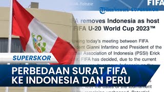 Perbedaan Isi Surat FIFA kepada Indonesia dan Peru: Ada Kaitannya Terkait Sanksi dan Alasan Pasti!