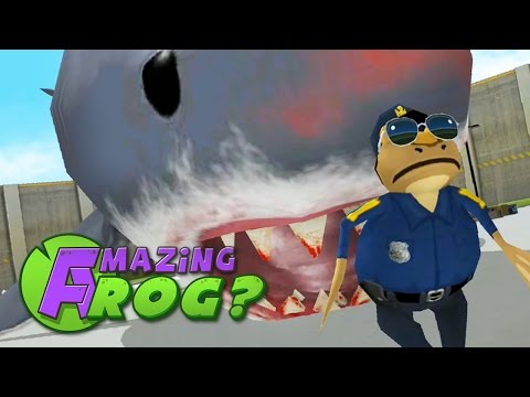 Amazing Frog - GIANT SHARK IN THE CITY - Part 38