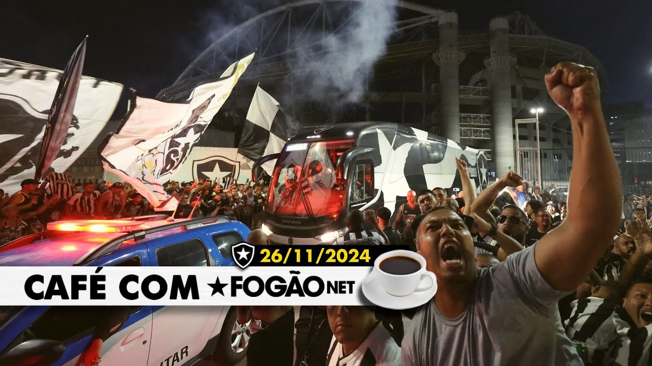 LIVE CAFÉ COM FOGÃONET | Dia de decisão; torcida do Botafogo manda recado; Artur Jorge faz coletiva