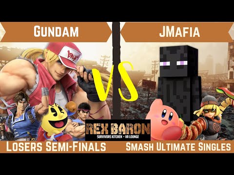 Rex Baron 10 Loser SemiFinals - Gundam(Terry, Richter, PAC-MAN, Ryu) Vs JMafia(Steve, MinMin, Kirby)