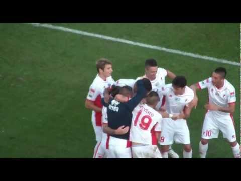 Bari Modena 2 0 Primo rigore Caputo HD 25 11 2012