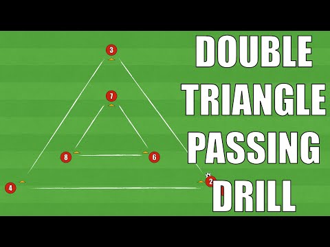 Double Triangle Passing Drill | Football/Soccer