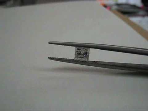 H I2 0.91 CT GIA CERTIFIED NATURAL Princess cut LOOSE DIAMOND