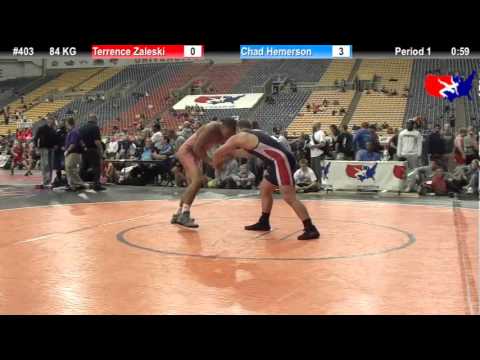 Last Chance Qual. 84 KG: Terrence Zaleski (Bronco WC) vs. Chad Hemerson (NYAC/USOEC)