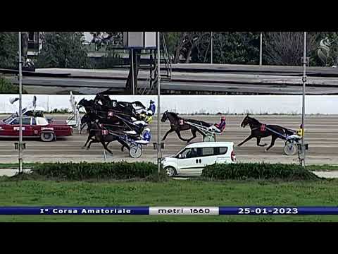 Aversa trotto 25 Gennaio 2023 - Corsa Amatoriale 1° Batteria