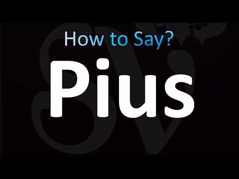 How to Pronounce Pius (CORRECTLY!)