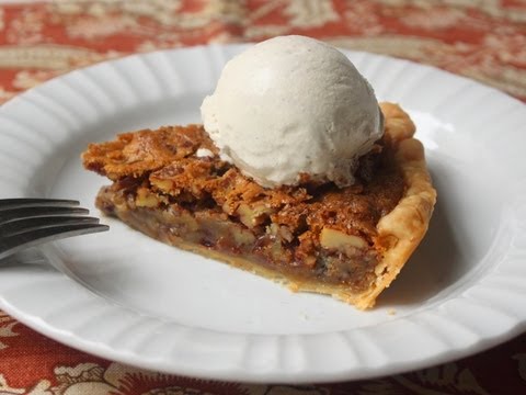 Chocolate Pecan Pie Recipe - Pecan Pie with Semi-Sweet Chocolate Chips