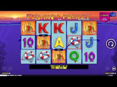 🐟FISHIN' FRENZY🐟 *ALL STARS*  EL TORERO SPINS - FRANKIE GOES WILD!