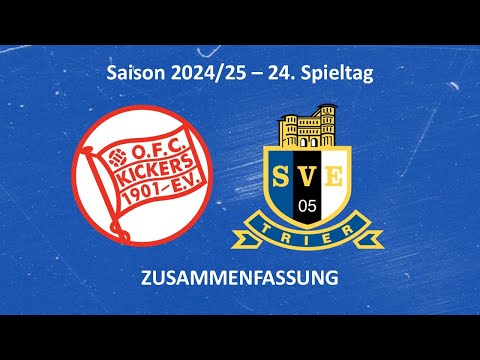 SVE-TV: Kickers Offenbach vs. Eintracht Trier - Highlights (24. Spieltag Saison 24/25)