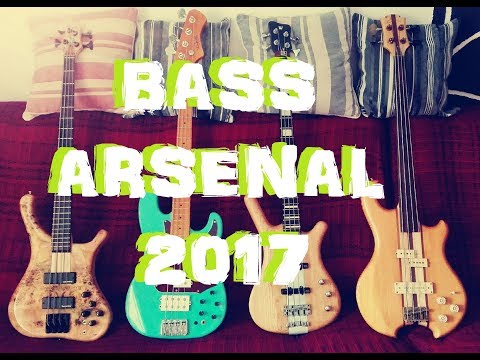BASS COLLECTION 2017-Heke Vertrieb bass-Zajazz PMM Blue surf-Warwick Corvette std ash-Eko Fretless