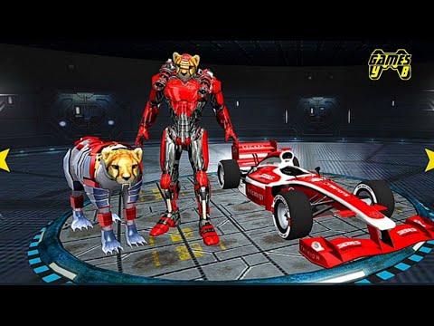 Cheetah Robot Car Transform Formula Car Robot Game - Android Gameplay 1080p60