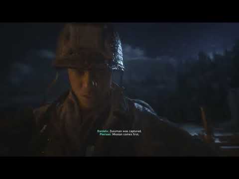 Call Of Duty WWII Campaign Gameplay Walkthrough Part 16 Ambush (There Goes Zussman)