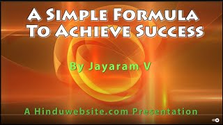 A Simple Formula to Achieve Success in Any Field