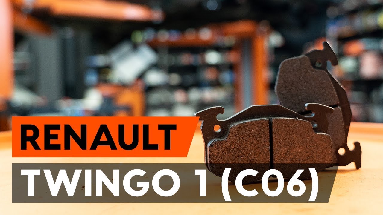 Slik bytter du bremseklosser fremme på en Renault Twingo C06 – veiledning