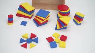 Medinis loginis žaidimas vaikams | Geometrinės figūros | Viga 56164