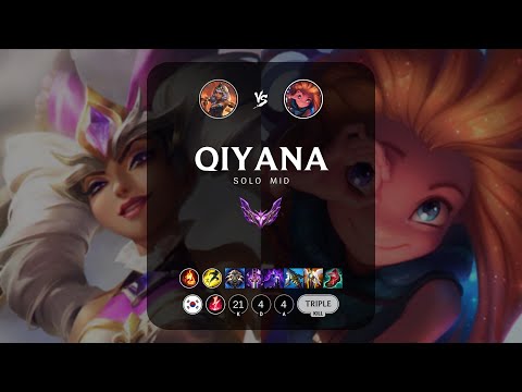 Qiyana Mid vs Zoe - KR Master Patch 14.6