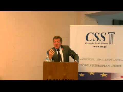 CSS public lectures on “Georgia’s European Choice” - Keynote speaker EU Ambassador, Mr. Janos Herman