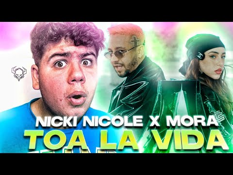 SE JUNTARON EL REY Y LA REINA 👑❤️ REACCIONO a Nicki Nicole, Mora - Toa La Vida (Official Video)