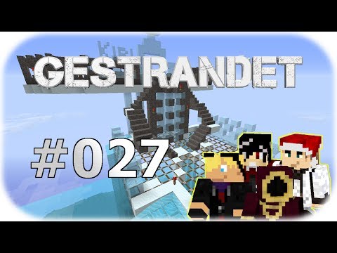MINECRAFT GESTRANDET #027 - ( Der hüpsche Eispalast xD ) [Deutsch] -HD-