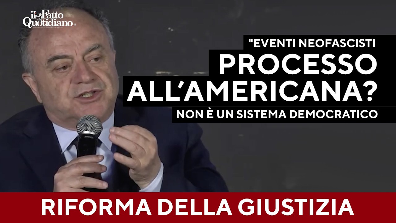 Gratteri: "Processo all'americana? Io avrei paura a vivere negli Usa, non è un sistema democratico"