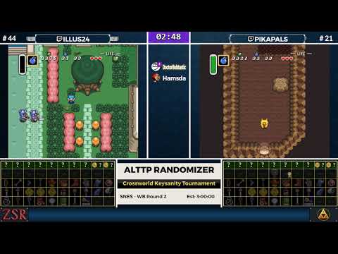 ALttPR Crossworld Keysanity Tournament: WB Round 2 - Illus vs Pikapals