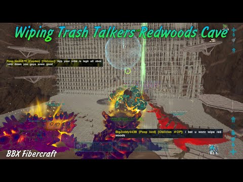 Wiping Trash Talkers Redwoods Cave | BBX Fibercraft