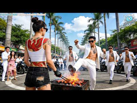 Retired Female Special Agent Sells Noodles, Beats Thugs Alone And Sends Them Fleeing