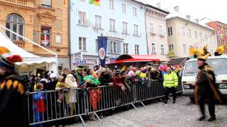 preview picture of video 'Fasching - Carnival parade in Villach, 09 February 2013'