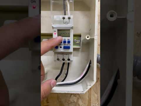 INTERRUPTOR PROGRAMABLE para el arranque de una BOMBA DE AGUA.